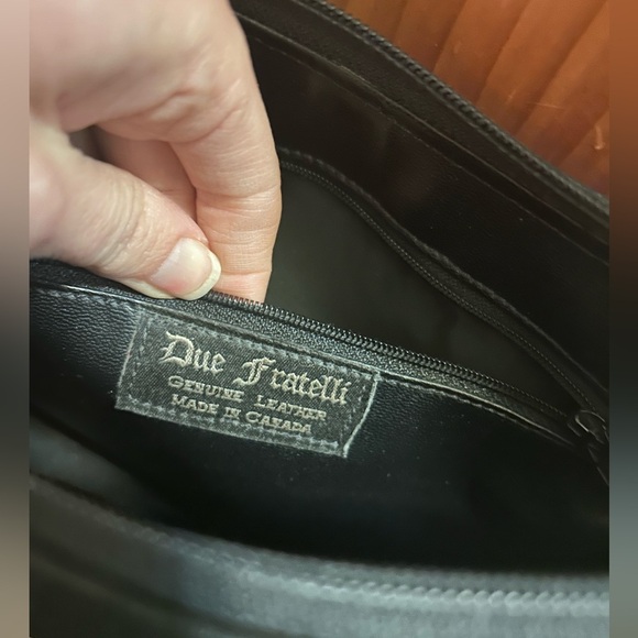 Due Fratelli Women’s Genuine Leather Purse Black - Picture 4 of 8